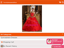 Tablet Screenshot of favorquinceaneradress.com